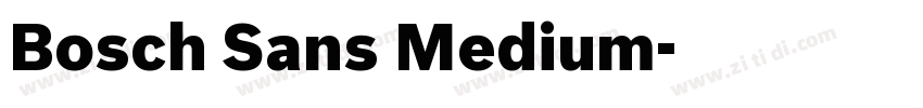 Bosch Sans Medium字体转换 Bosch Sans Medium字体转换